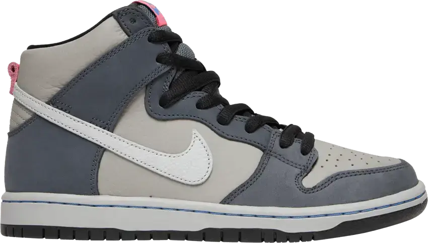  Nike SB Dunk High Pro Medium Grey Pink