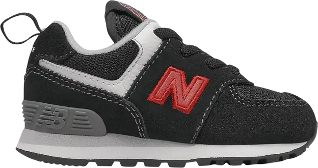  New Balance 574 Toddler &#039;Black Team Red&#039;