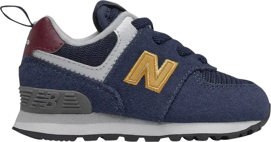  New Balance 574 Toddler Wide &#039;Natural Indigo&#039;