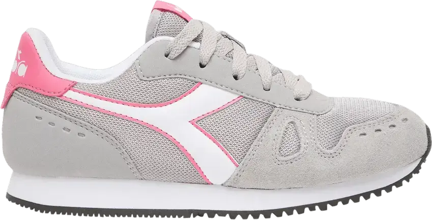  Diadora Simple Run Big Kid &#039;Paloma Grey&#039;