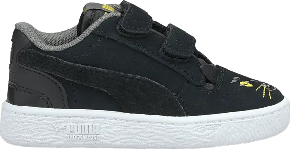  Puma Ralph Sampson Low Infant &#039;Animals - Black Cat&#039;