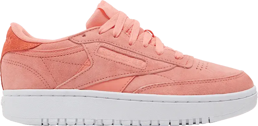  Reebok Club C Double Twisted Coral (Women&#039;s)