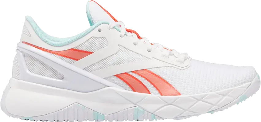  Reebok Nanoflex TR White Twisted Coral (Women&#039;s)