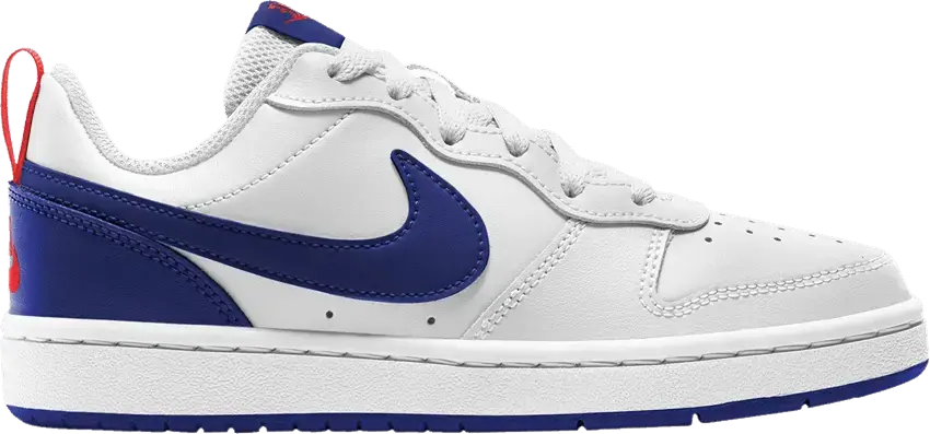  Nike Court Borough Low 2 GS &#039;White Deep Royal&#039;