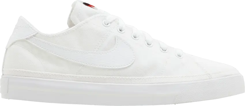  Nike Court Legacy Canvas Triple White (Women&#039;s)