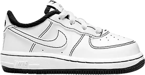  Nike Force 1 TD &#039;Contrast Stitch - White Black&#039;