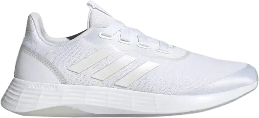  Adidas adidas QT Racer Sport Cloud White Grey (Women&#039;s)