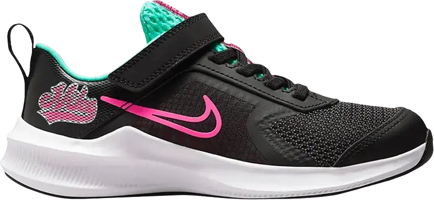  Nike Downshifter 11 SE PS &#039;Black Dynamic Turquoise&#039;