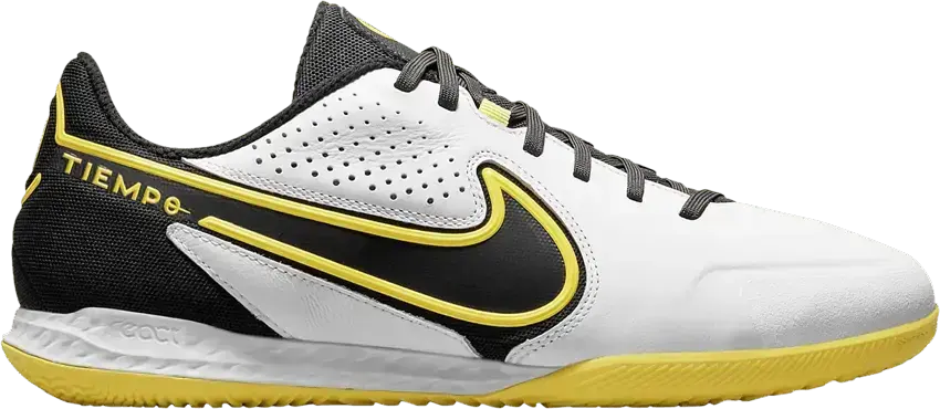  Nike React Tiempo Legend 9 Pro IC &#039;White Yellow Strike&#039;