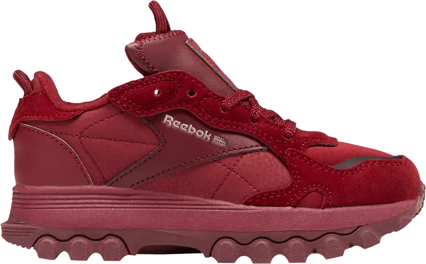  Reebok Cardi B x Classic Leather Little Kid &#039;Triathlon Red&#039;