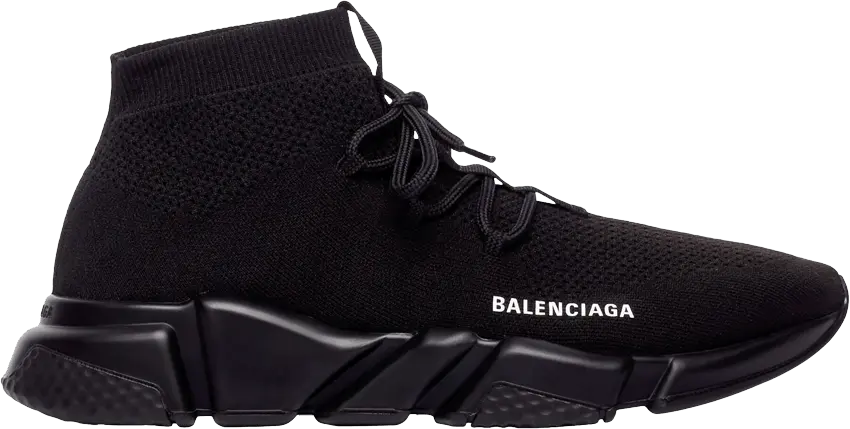  Balenciaga Speed Lace-Up Sneaker &#039;Black&#039;