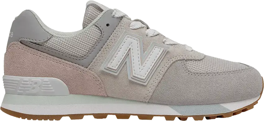  New Balance 574 Little Kid &#039;Rain Cloud Oyster Pink&#039;