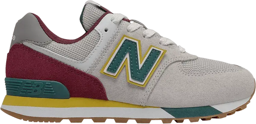  New Balance 574 Little Kid &#039;Summer Fog Garnet&#039;