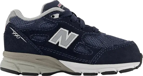  New Balance 990v3 Toddler Wide &#039;Navy&#039;