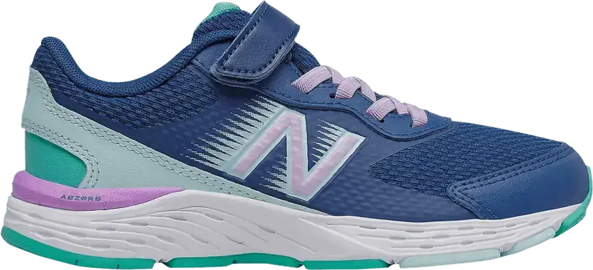  New Balance 680v6 Bungee Big Kid &#039;Captain Blue Mint&#039;