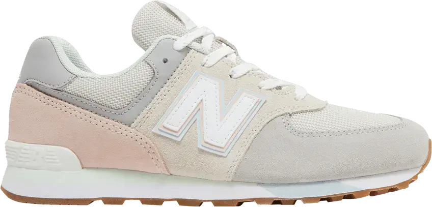  New Balance 574 Big Kid &#039;Rain Cloud Oyster Pink&#039;