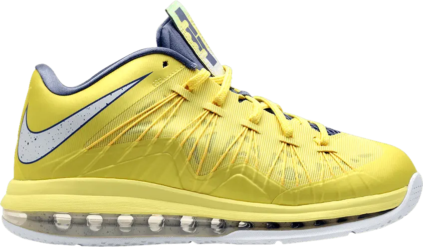  Nike LeBron X Low Sonic Yellow