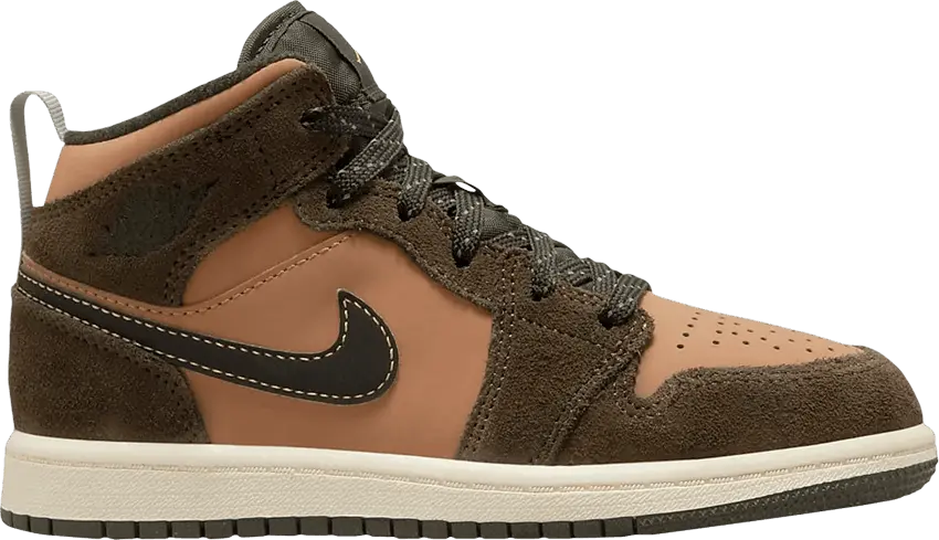  Jordan 1 Mid SE Dark Chocolate (PS)