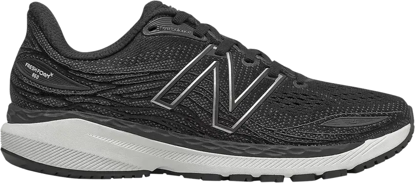  New Balance Wmns Fresh Foam X 860v12 2E Wide &#039;Black White&#039;