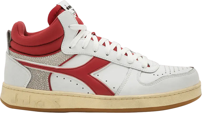  Diadora Magic Basket Demi Cut Icona &#039;White Chili Pepper&#039;