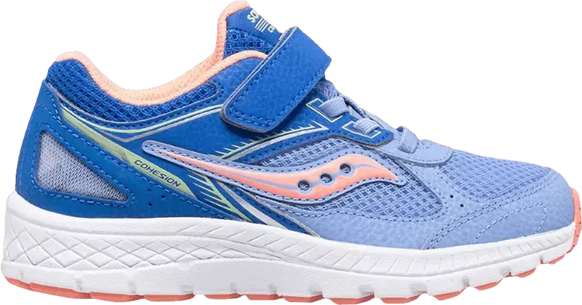  Saucony Cohesion 14 A/C Big Kid &#039;Blue Coral&#039;