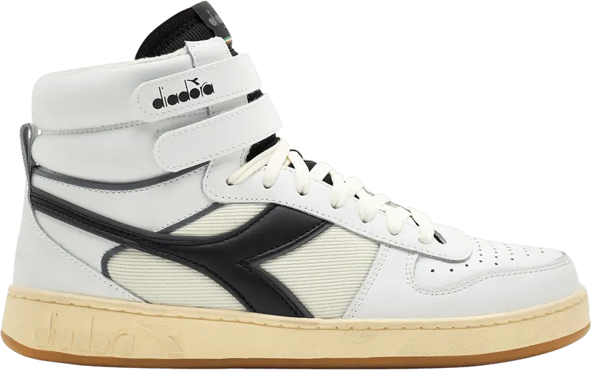  Diadora Magic Basket Mid Icona &#039;White Black&#039;