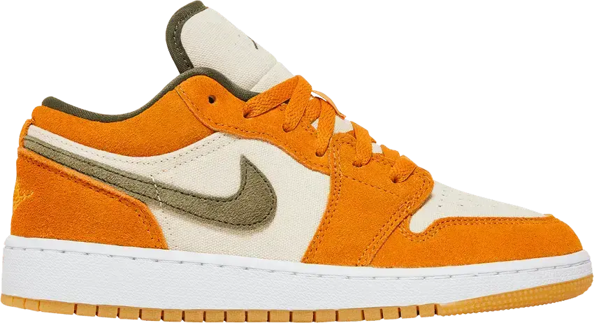  Jordan 1 Low Light Curry (GS)