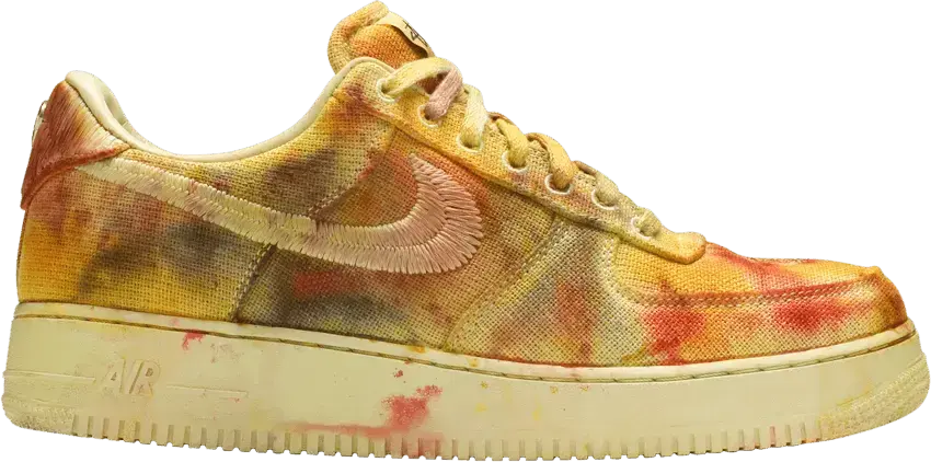  Nike Stussy x Lookout &amp; Wonderland x Air Force 1 Low &#039;Hand Dyed - Los Angeles&#039;