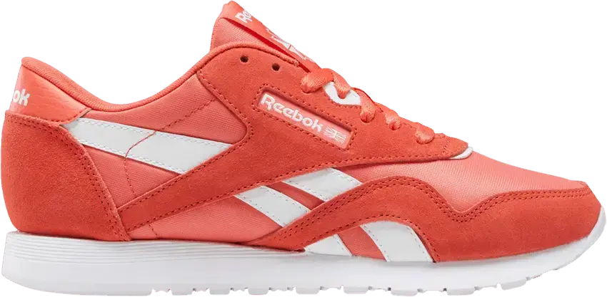  Reebok Wmns Classic Nylon &#039;Semi Orange Flare&#039;