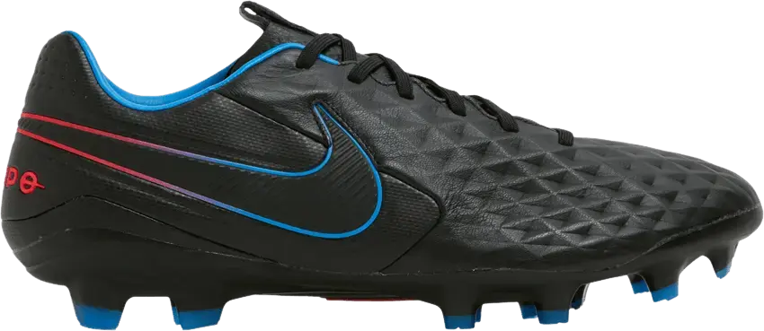  Nike Tiempo Legend 8 Pro FG &#039;Black Siren Red Photo Blue&#039;