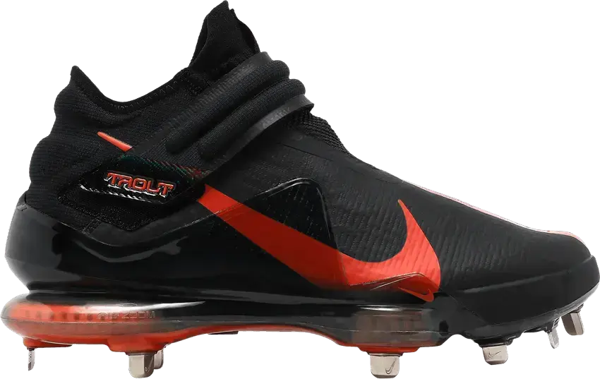  Nike Force Zoom Trout 7 Pro Mid &#039;Black Laser Orange&#039;
