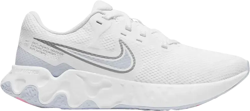  Nike Renew Ride 2 White Football Grey (Women&#039;s)