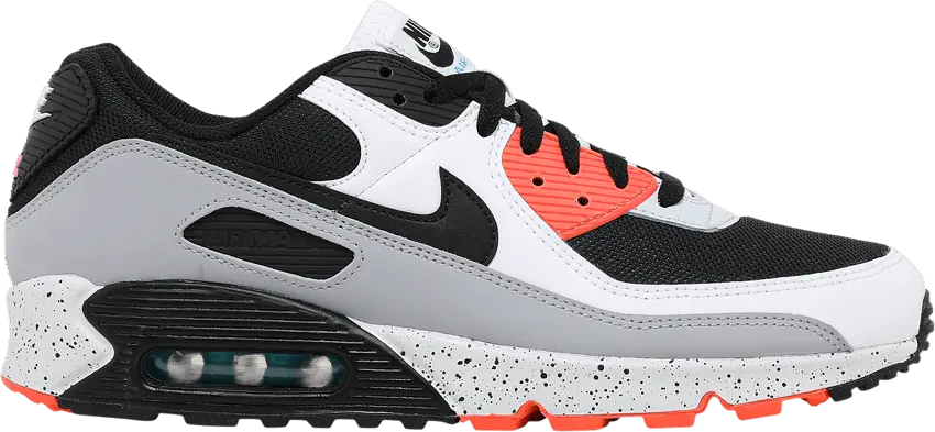  Nike Air Max 90 White Orange Black