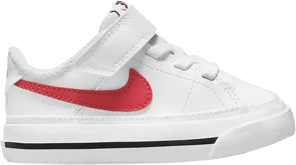  Nike Court Legacy White University Red (TD)