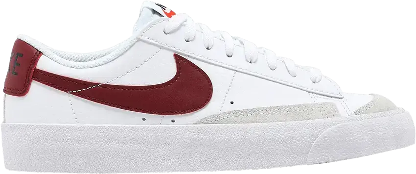  Nike Blazer Low 77 White Team Red (GS)