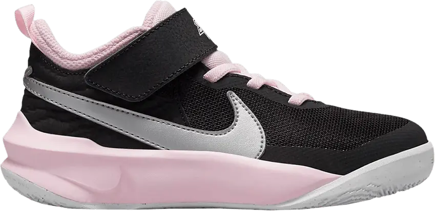  Nike Team Hustle D10 PS &#039;Black Pink Foam&#039;