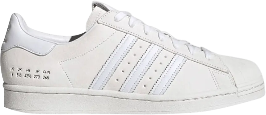  Adidas Superstar &#039;Size Tag - Off White&#039;
