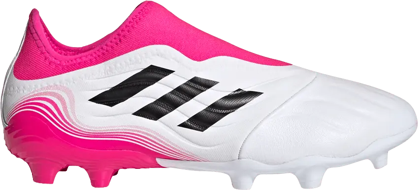  Adidas Copa Sense.3 Laceless FG &#039;White Shock Pink&#039;