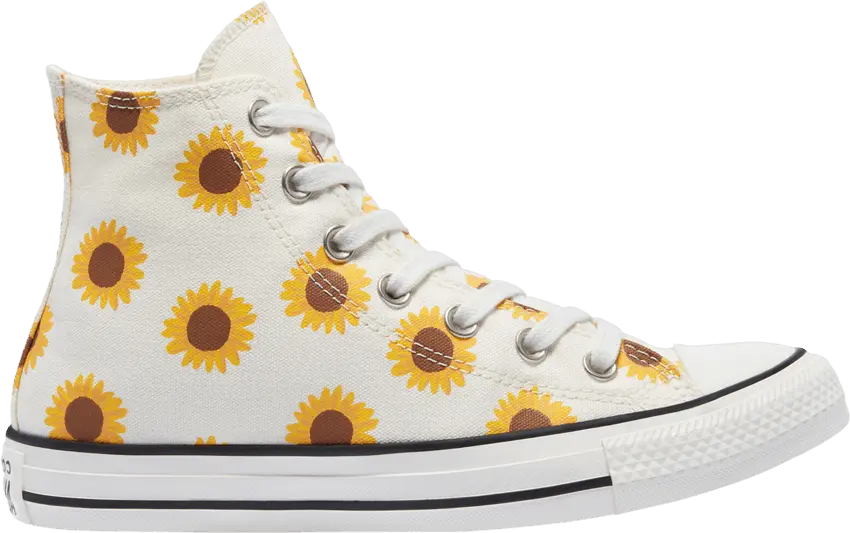  Converse Wmns Chuck Taylor All Star High &#039;Summer Spirit - Sunflowers&#039;
