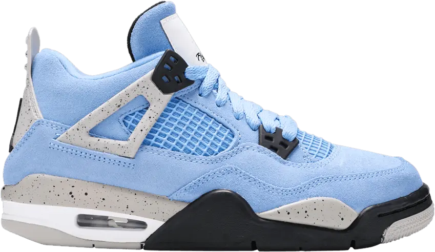  Jordan 4 Retro University Blue (GS)