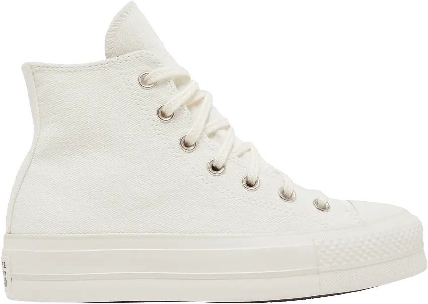  Converse Wmns Chuck Taylor All Star Platform High &#039;Summer Denim - Vintage White&#039;