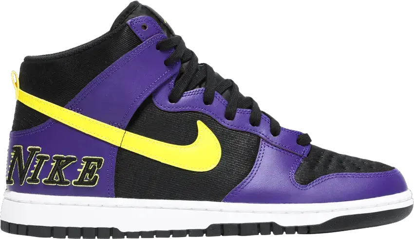  Nike Dunk High EMB Lakers