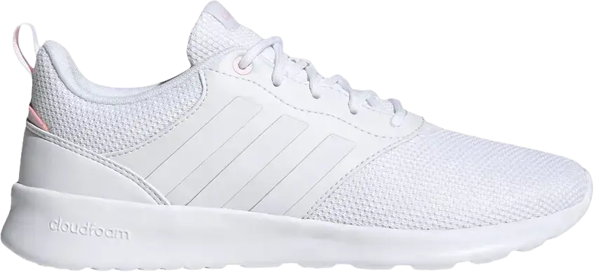  Adidas adidas QT Racer 2.0 White Clear Pink (Women&#039;s)