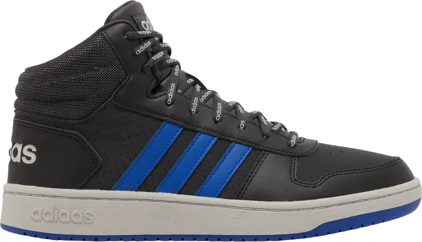  Adidas adidas Hoops 2.0 Mid Carbon Royal Blue