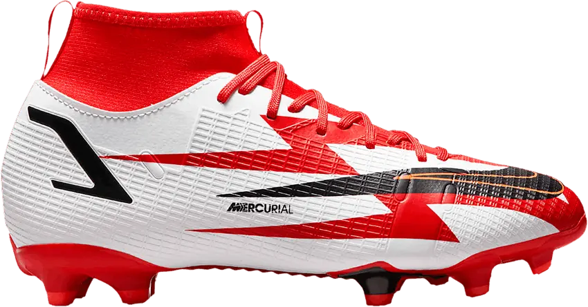  Nike Mercurial Superfly 8 Academy CR7 MG GS &#039;Chile Red&#039;