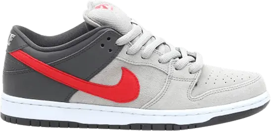  Nike SB Dunk Low Medium Grey Red