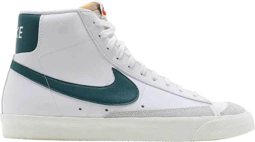  Nike Blazer Mid 77 Vintage White Dark Teal Green