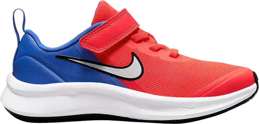  Nike Star Runner 3 PS &#039;Bright Crimson Racer Blue&#039;