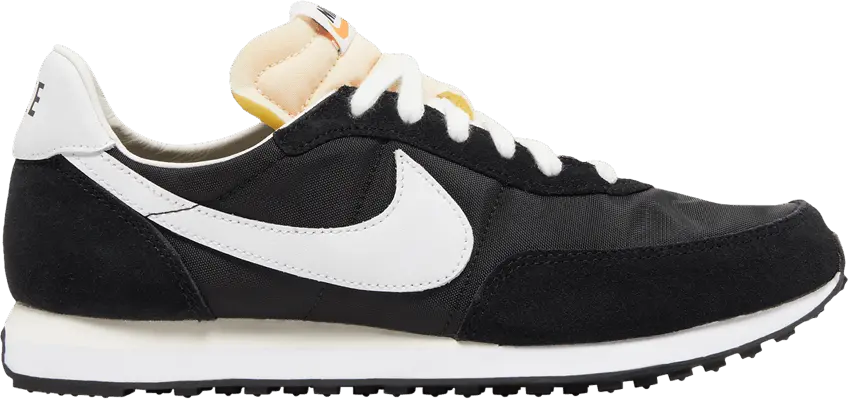  Nike Waffle Trainer 2 Black White (GS)