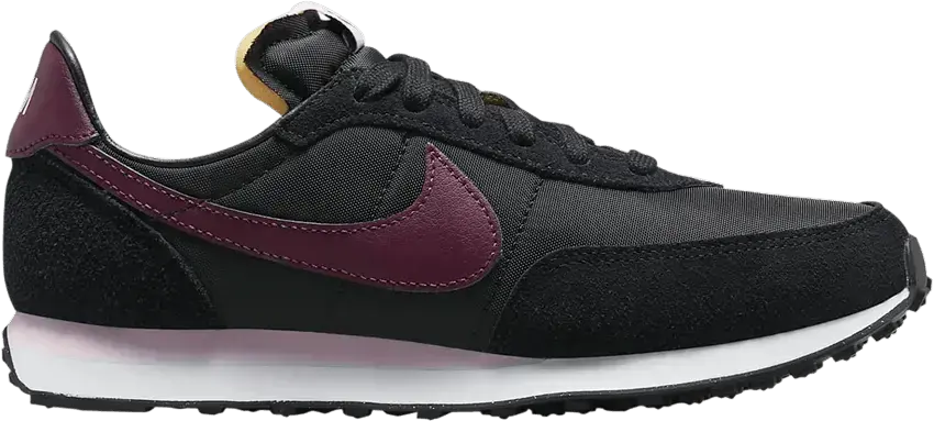  Nike Waffle Trainer 2 Black Dark Beetroot (GS)